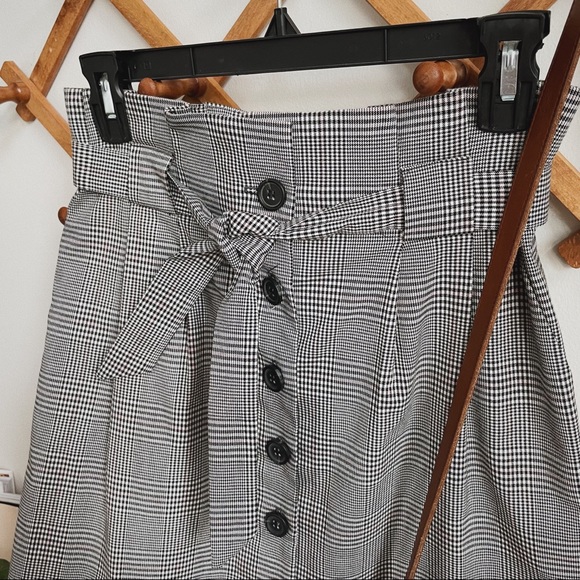 Plaid Miss Selfridge Paperbag waist classy skirt - Picture 4 of 5